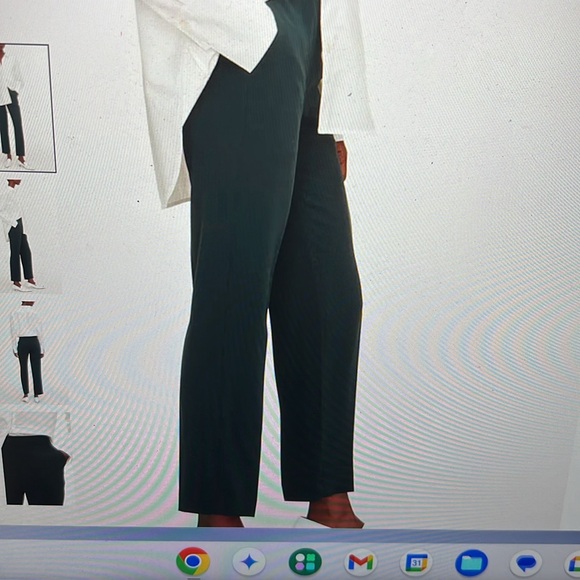 Rebecca Taylor Slim Tuxedo Pant Black Lined 12 NWT - Picture 15 of 16